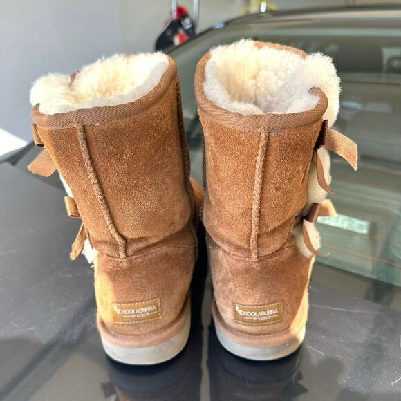 Koolaburra by UGG Women's Victoria Short Winter Boots Size 10 Chestnut Brown - Picture 15 of 15